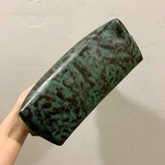 Vintage Handmade Genuine Premium Leather Push Lock Clutch/Shoulder Bag/Crossbody - Picture 15 of 16